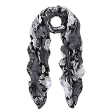 Load image into Gallery viewer, Premium Elegant 3-Tone Floral Design Scarf Wrap Shawl Stole - Diff Colors Avail
