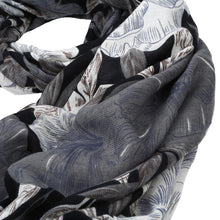 Load image into Gallery viewer, Premium Elegant 3-Tone Floral Design Scarf Wrap Shawl Stole - Diff Colors Avail