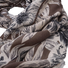 Load image into Gallery viewer, Premium Elegant 3-Tone Floral Design Scarf Wrap Shawl Stole - Diff Colors Avail