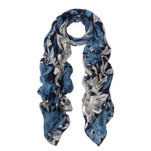 Load image into Gallery viewer, Premium Elegant 3-Tone Floral Design Scarf Wrap Shawl Stole - Diff Colors Avail