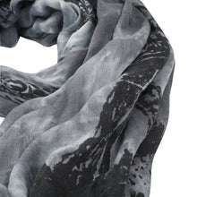 Load image into Gallery viewer, Elegant Vintage Paris Eiffel Tower Frayed End Scarf Wrap