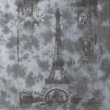 Load image into Gallery viewer, Elegant Vintage Paris Eiffel Tower Frayed End Scarf Wrap