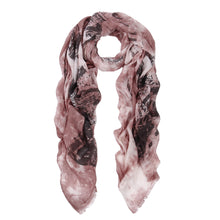 Load image into Gallery viewer, Elegant Vintage Paris Eiffel Tower Frayed End Scarf Wrap