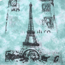 Load image into Gallery viewer, Elegant Vintage Paris Eiffel Tower Frayed End Scarf Wrap