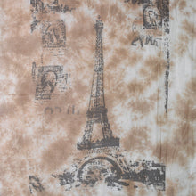 Load image into Gallery viewer, Elegant Vintage Paris Eiffel Tower Frayed End Scarf Wrap