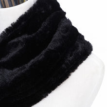 Load image into Gallery viewer, Premium Soft Small Faux Fur Solid Color Warm Infinity Circle Scarf