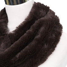 Load image into Gallery viewer, Premium Soft Small Faux Fur Solid Color Warm Infinity Circle Scarf