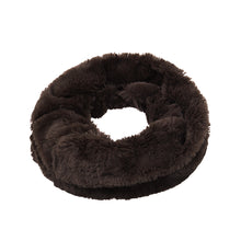 Load image into Gallery viewer, Premium Soft Small Faux Fur Solid Color Warm Infinity Circle Scarf