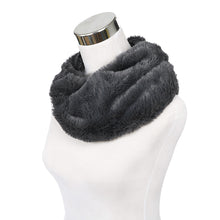 Load image into Gallery viewer, Premium Soft Small Faux Fur Solid Color Warm Infinity Circle Scarf