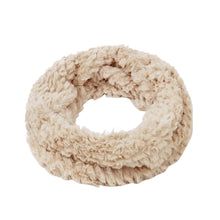Load image into Gallery viewer, Soft Small Faux Fur Diamond Solid Color Warm Infinity Circle Scarf -Diff Colors