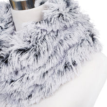 Load image into Gallery viewer, Premium Soft Small Long Faux Fur 2-Tone Infinity Loop Circle Scarf -Diff Colors