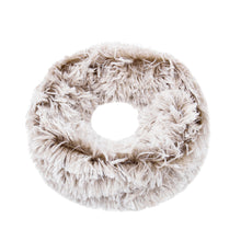 Load image into Gallery viewer, Premium Soft Small Long Faux Fur 2-Tone Infinity Loop Circle Scarf -Diff Colors