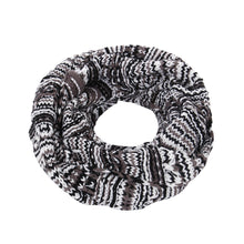 Load image into Gallery viewer, Bohemian Style Three Tone Winter Knit Warm Infinity Circle Scarf - Diff Colors