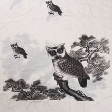 Load image into Gallery viewer, Premium Elegant Night Owl Frayed End Scarf Wrap - Diff Colors Available