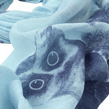 Load image into Gallery viewer, Premium Elegant Night Owl Frayed End Scarf Wrap - Diff Colors Available