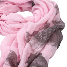 Load image into Gallery viewer, Premium Elegant Night Owl Frayed End Scarf Wrap - Diff Colors Available