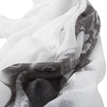 Load image into Gallery viewer, Premium Elegant Night Owl Frayed End Scarf Wrap - Diff Colors Available