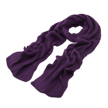 Load image into Gallery viewer, Premium Long Fine Knit Solid Color Warm Winter Scarf - Different Colors