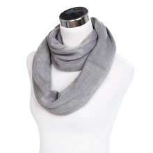 Load image into Gallery viewer, Premium Fine Knit Solid Color Winter Infinity Loop Circle Scarf