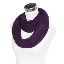 Load image into Gallery viewer, Premium Fine Knit Solid Color Winter Infinity Loop Circle Scarf