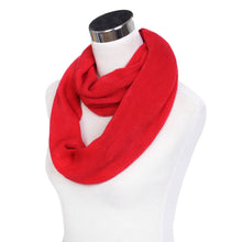 Load image into Gallery viewer, Premium Fine Knit Solid Color Winter Infinity Loop Circle Scarf