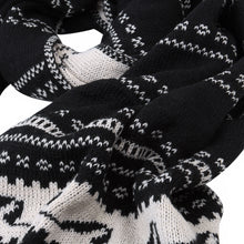 Load image into Gallery viewer, Premium Long Dual Tone Fair Isle Knit Warm Winter Fringe Scarf - Diff Colors