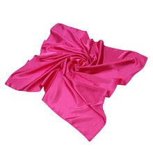 Load image into Gallery viewer, Elegant Large Silk Feel Solid Color Satin Square Scarf Wrap 36"