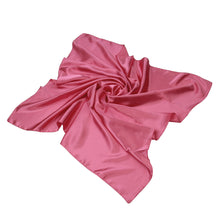 Load image into Gallery viewer, Elegant Large Silk Feel Solid Color Satin Square Scarf Wrap 36"