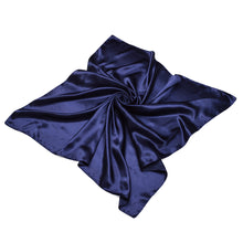 Load image into Gallery viewer, Elegant Large Silk Feel Solid Color Satin Square Scarf Wrap 36"