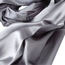 Load image into Gallery viewer, Elegant Silk Feel Solid Color Satin Oblong Scarf Wrap