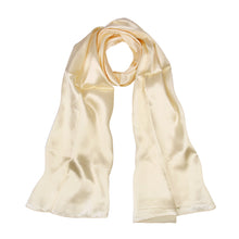 Load image into Gallery viewer, Elegant Silk Feel Solid Color Satin Oblong Scarf Wrap
