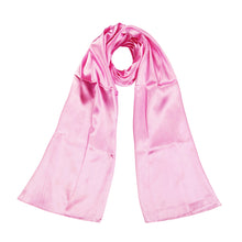 Load image into Gallery viewer, Elegant Silk Feel Solid Color Satin Oblong Scarf Wrap