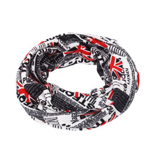 Load image into Gallery viewer, Premium Union Jack UK British Flag Print Infinity Loop Circle Scarf