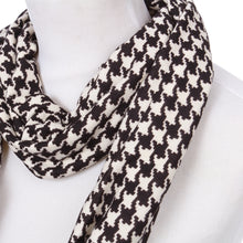 Load image into Gallery viewer, Classic Premium Houndstooth Infinity Loop Circle Scarf