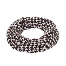 Load image into Gallery viewer, Classic Premium Houndstooth Infinity Loop Circle Scarf