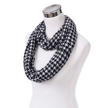 Load image into Gallery viewer, Classic Premium Houndstooth Infinity Loop Circle Scarf