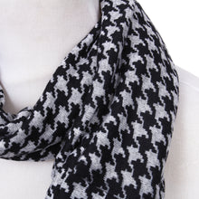 Load image into Gallery viewer, Classic Premium Houndstooth Infinity Loop Circle Scarf