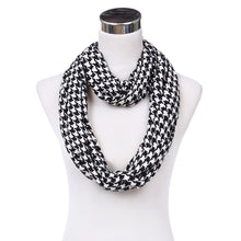 Load image into Gallery viewer, Classic Premium Houndstooth Infinity Loop Circle Scarf