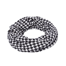 Load image into Gallery viewer, Classic Premium Houndstooth Infinity Loop Circle Scarf