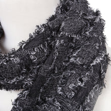 Load image into Gallery viewer, Premium Plaid Stitched Jean Infinity Loop Circle Scarf - Diff Colors