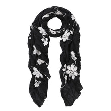 Load image into Gallery viewer, Premium Elegant Lace Floral Embroidered Scarf Wrap