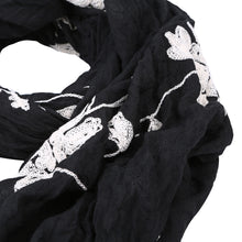 Load image into Gallery viewer, Premium Elegant Lace Floral Embroidered Scarf Wrap