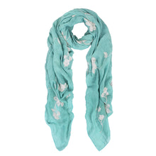 Load image into Gallery viewer, Premium Elegant Lace Floral Embroidered Scarf Wrap