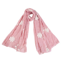 Load image into Gallery viewer, Premium Elegant Lace Floral Embroidered Scarf Wrap