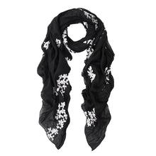 Load image into Gallery viewer, Premium Elegant Lace Cherry Blossom Floral Embroidered Scarf Wrap - Diff Colors