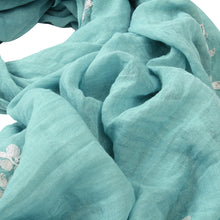 Load image into Gallery viewer, Premium Elegant Lace Cherry Blossom Floral Embroidered Scarf Wrap - Diff Colors