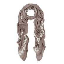 Load image into Gallery viewer, Premium Elegant Lace Cherry Blossom Floral Embroidered Scarf Wrap - Diff Colors