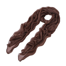 Load image into Gallery viewer, Elegant Silky Chiffon Sheer Plain Oblong Scarf Wrap