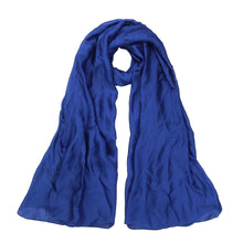 Load image into Gallery viewer, Premium Large Silky Plain Satin Oblong Scarf Wrap