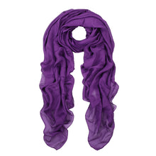 Load image into Gallery viewer, Premium Large Silky Plain Satin Oblong Scarf Wrap